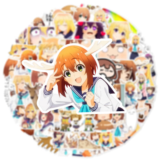 Nokotan Anime Stickers: 10/30/50PCS for Laptops & More