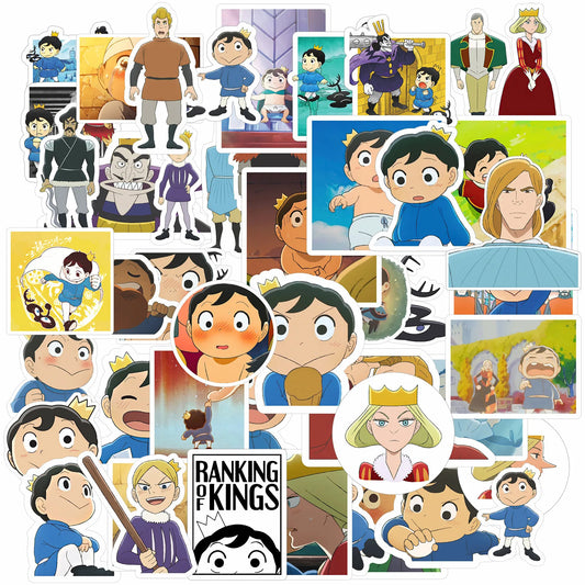 Ranking of Kings Stickers: Cartoon Decals for Laptops & More