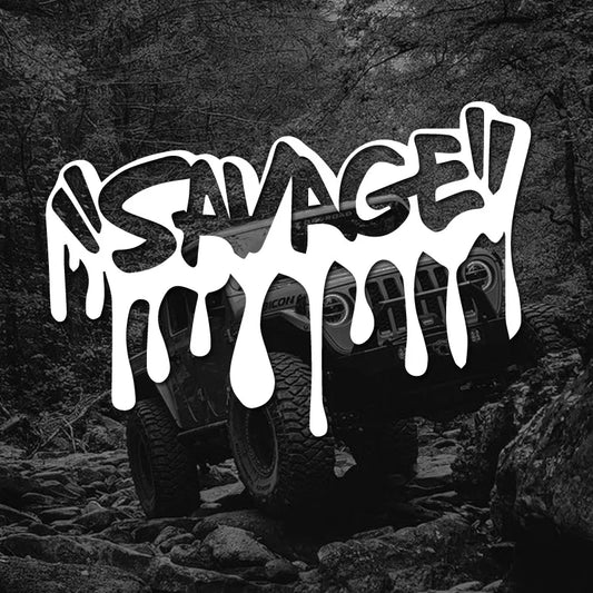 SAVAGE Vinyl Decal for Cars, Laptops, Walls & More