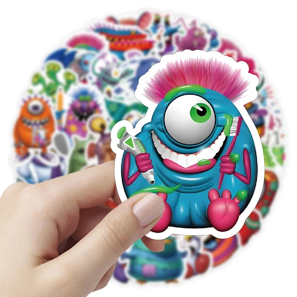 10/30/50PCS My Singing Monster Cartoon Game Stickers Toys For Kids DIY Notebook Skateboard Phone Bike Waterproof Graffiti Decals