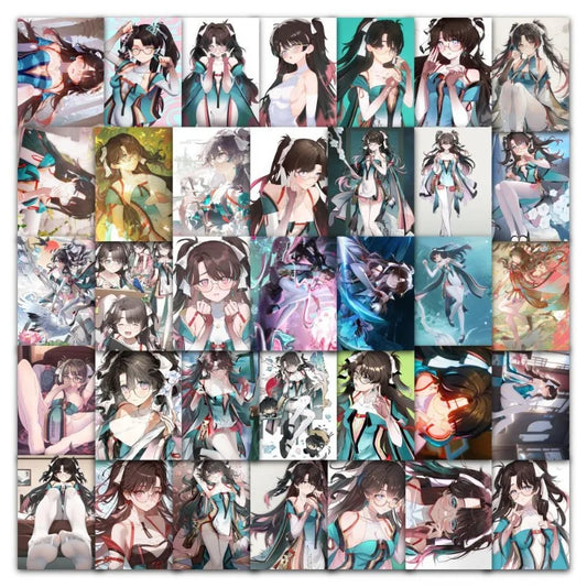 Wuthering Waves Stickers 60pcs for Laptop, Phone, Scooter, Water Bottle, Suitcase, Stationery, Fridge