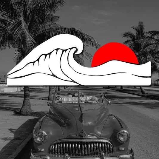 WAVES Stickers for Cars, Laptops, Walls & Crafts