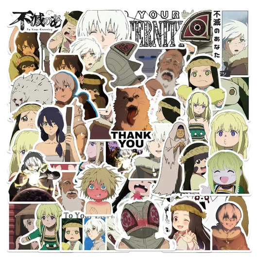 To Your Eternity Anime Stickers - 50pcs for Luggage, Water Bottle, Phone, Laptop, Scooter, Fridge