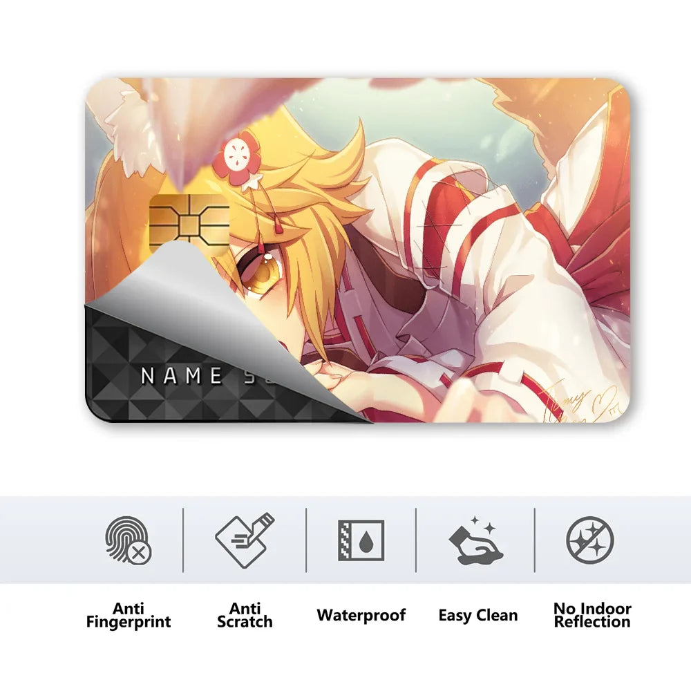 Senko Anime Bear Card Sticker Case