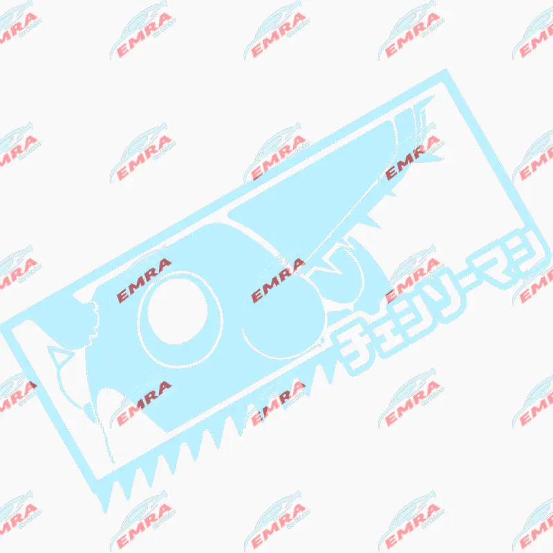 Anime Car Sticker  Exterior Accessories Bodywork Styling Decoration Automobile Parts Cute For Chainsaw Man PVC Vinyl Decal