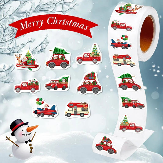 Christmas Cartoon Stickers for Kids (100-500pcs)