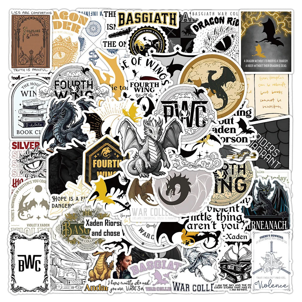 Novel Waterproof Stickers for Skateboard, Motorcycle, Car, Laptop, Luggage, Phone, Bike - 10/30/50/100pcs