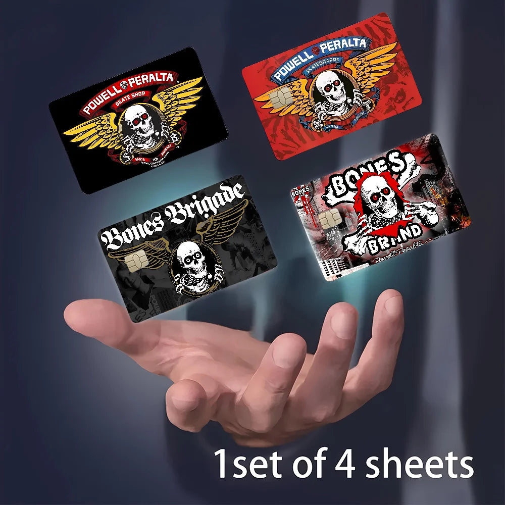 Matte Card Skin Stickers Set for Credit/Debit Cards