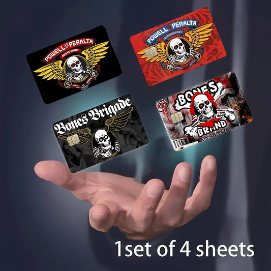 Matte Card Skin Stickers Set for Credit/Debit Cards