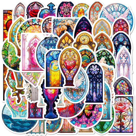 Baroque Cartoon Stickers: 10/30/50pcs for Laptop, Bike, Car Decoration