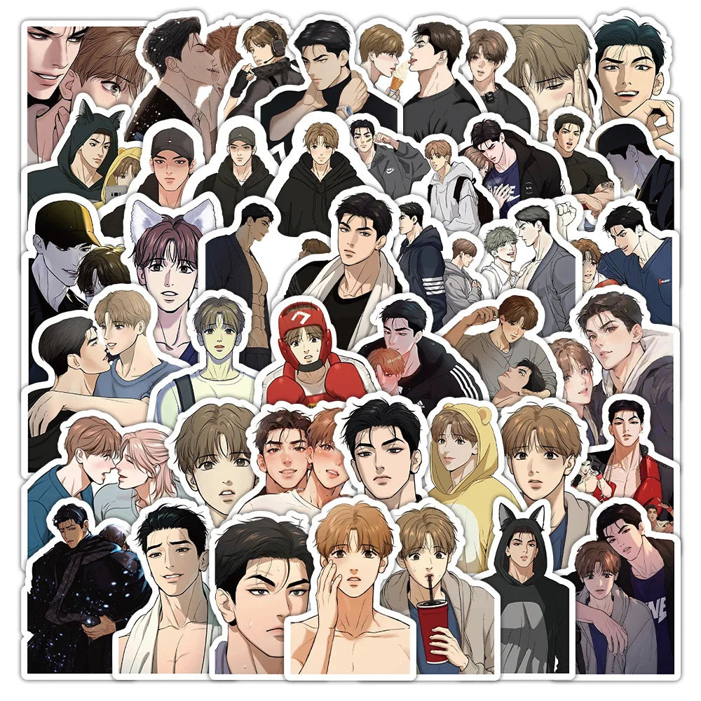 50Pcs Jinx Manhwa Stickers for Laptop & Phone