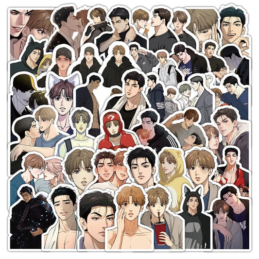 50Pcs Jinx Manhwa Stickers for Laptop & Phone