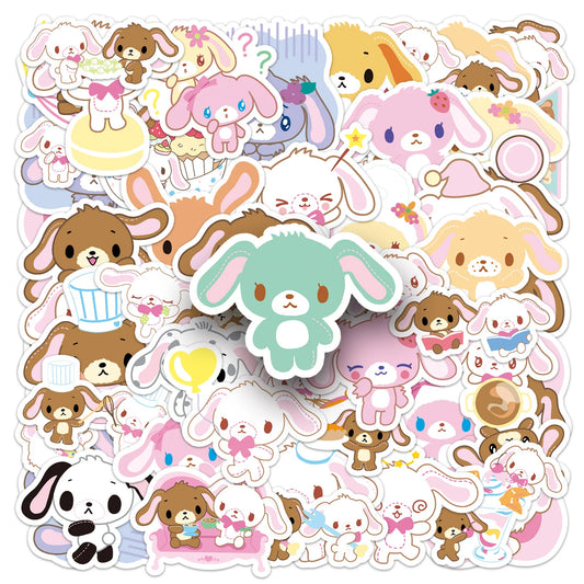 50 Cute Sugarbunnies Stickers for Laptop & Phone