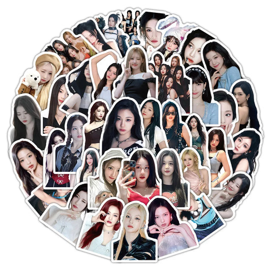 BABYMONSTER Stickers Set: Girl Group Decals for Fans - DIY Scrapbook, Luggage, Laptop, Guitar, Car, Bike