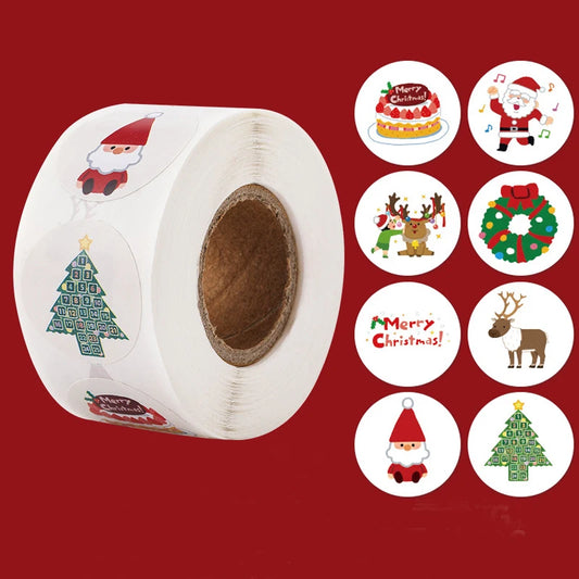 Christmas Snowman Stickers: Party Decor & Gift Tags