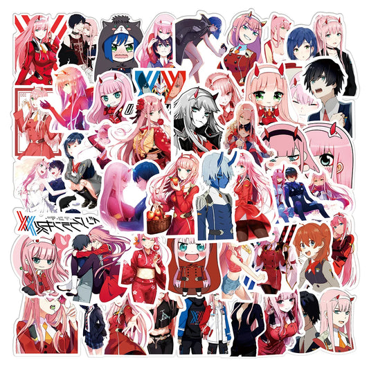 DARLING in The FRANXX Graffiti Stickers Pack for Helmets, Walls, DIY Decor Wholesale