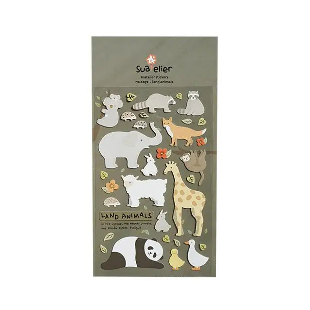 Korean Import Original Suatelier Daily Stickers Scrapbooking Diy Journal Stationery Sticker Children Decor Art Supply