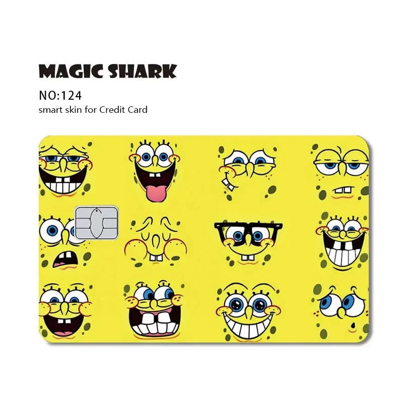 SpongeBob Patrick PVC Card Sticker Skin