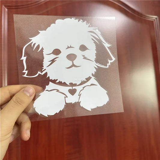 Shih Tzu Puppy Face Car Sticker Vinyl Decal