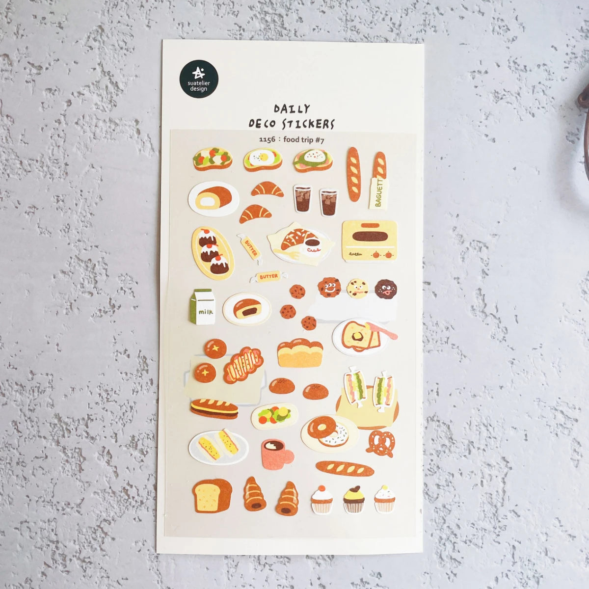 Korean Import Original Suatelier Daily Stickers Scrapbooking Diy Journal Stationery Sticker Children Decor Art Supply