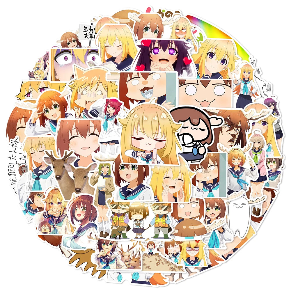 Anime Stickers 10/30/50PCS Waterproof Decals for Suitcase, Phone, Motorcycle, Bike