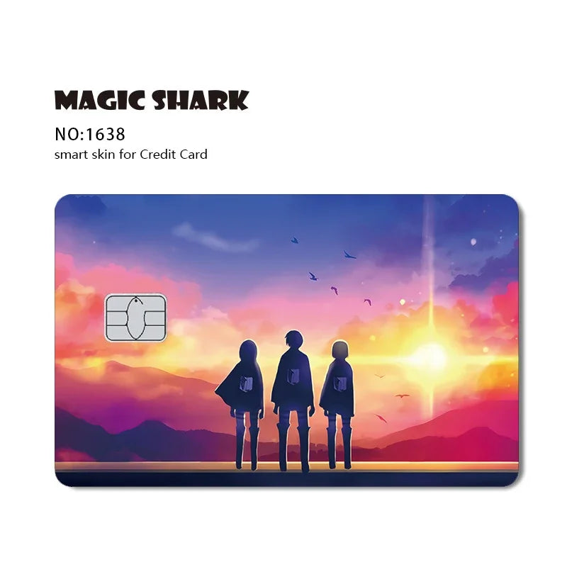 FBI Tiger Mexico Flag Anime Card Sticker Skin