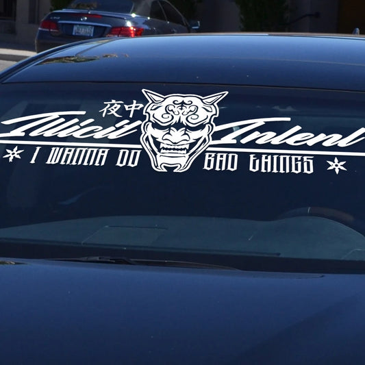JDM Sport Waterproof Car Sticker Banner Decal