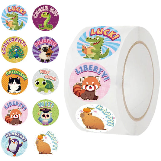 Animal Cartoon Stickers Pack for Laptops & Water Bottles