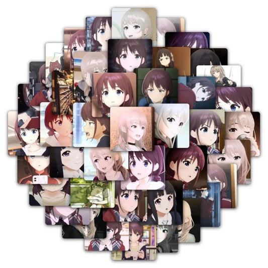 58pcs Anime Stickers for Laptop, Phone, Car, Suitcase, Water Bottle, Stationery, Refrigerator