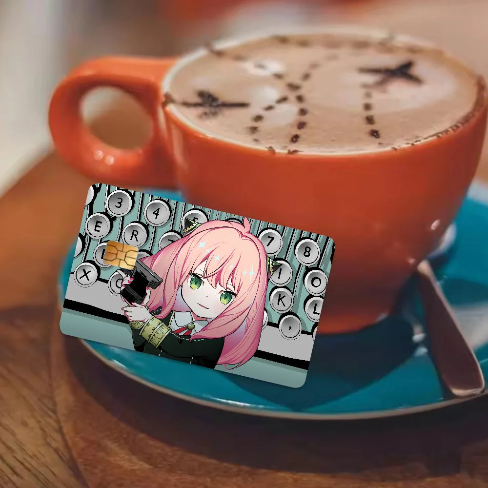 Spy X Family Anime Card Sticker Skin Cover