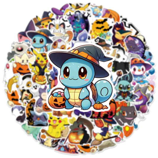 Pokemon Anime Stickers: 10/30/50pcs Laptop & Phone Decals
