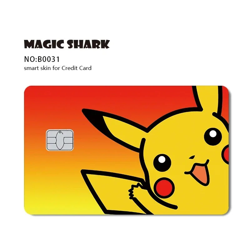 Pokemon Card Sticker Cover: Mewtwo, Eevee, Pikachu, Gengar
