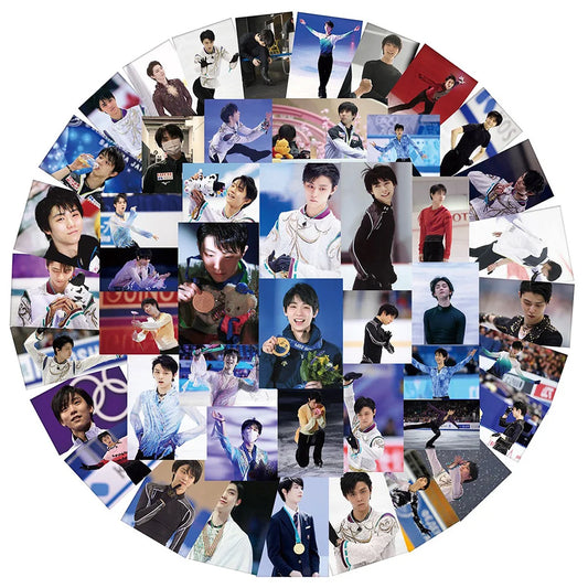 Yuzuru Hanyu Figure Skating Stickers - 10/40/70PCS for Luggage, Laptop, Motorcycle, Fridge, Toy