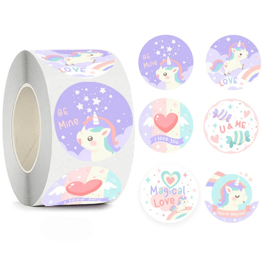 100-500pcs Cartoon Stickers for Kids Toys Sticker Various Cute Animals Designs Pattern School Teacher Reward Label Tags