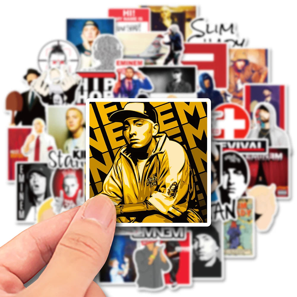 Hot Eminem Detroit Rapper Sticker Packs