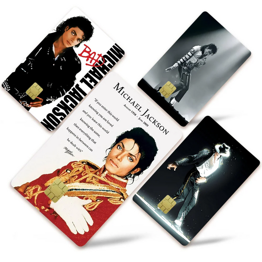 Michael Jackson Card Skin Sticker Waterproof Decor