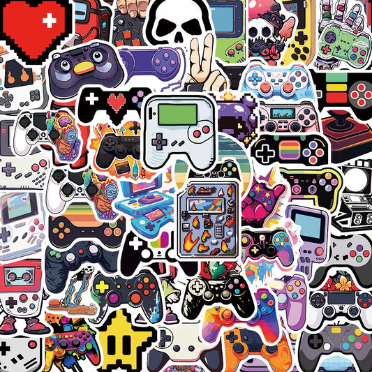 Vintage Video Game Stickers Decals for Laptop, Skateboard, Motorcycle, Car, Helmet, Kids Toys