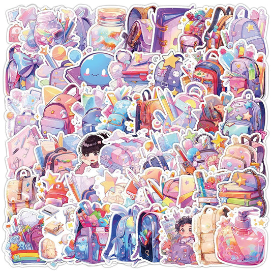 Kawaii Kids Cartoon Stickers 10/30/50pcs for Water Bottle Laptop Phone
