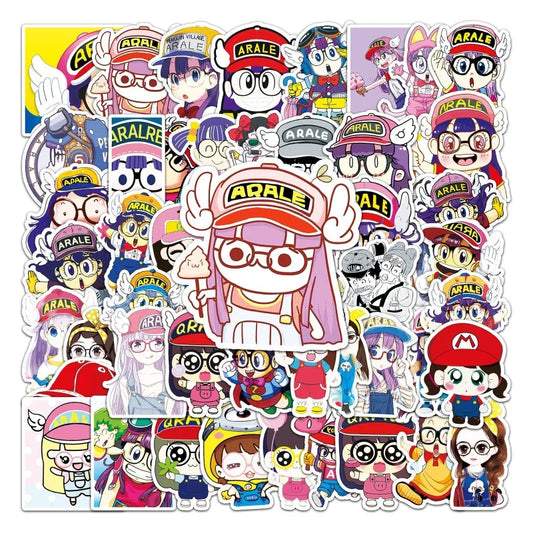 50pcs ARALE Game Stickers for Luggage, Water Bottles, Phones, Laptops, Cars, Scooters, Refrigerators