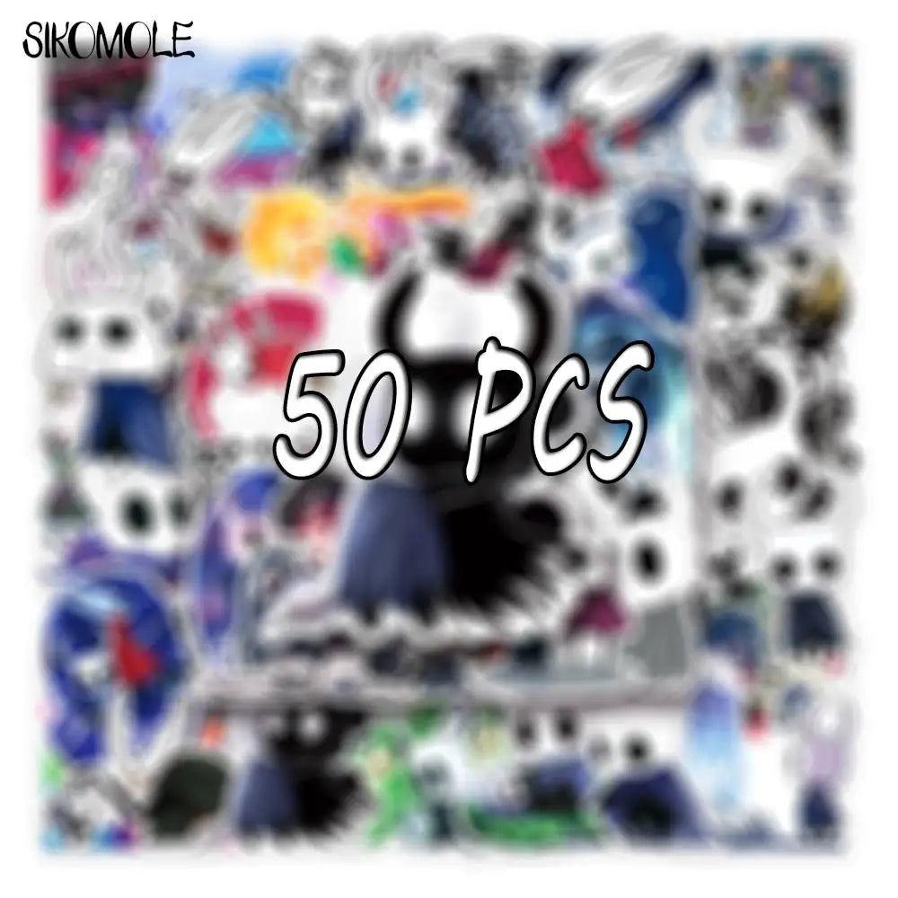 Hollow Knight Stickers Pack: Cartoon Game Decals for Kids, Skateboard, Laptop, Phone