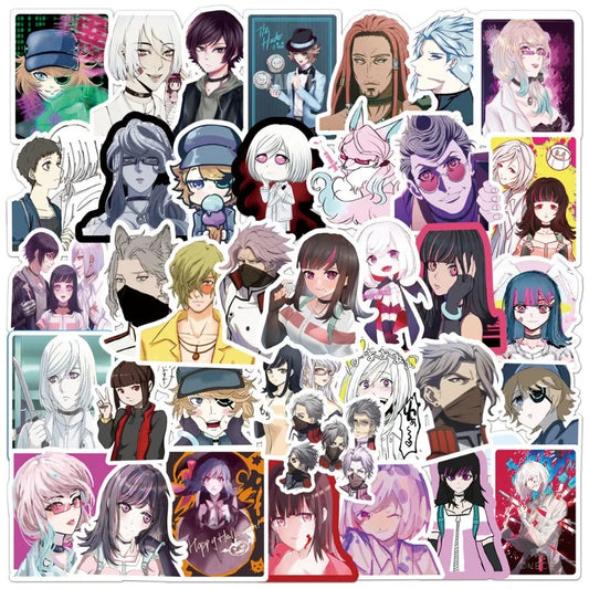 50pcs Akudama Drive Stickers for Luggage, Water Bottles, Phones, Laptops, Cars, Scooters, Refrigerators