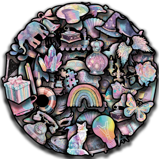 60PCS Waterproof Cartoon Stickers for Shoes & Bags