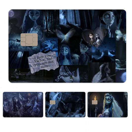 Corpse Bride Credit Card Sticker Case Cover