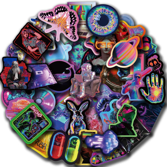 50PCS Punk Art Stickers for Laptop, Phone, Car, Skateboard