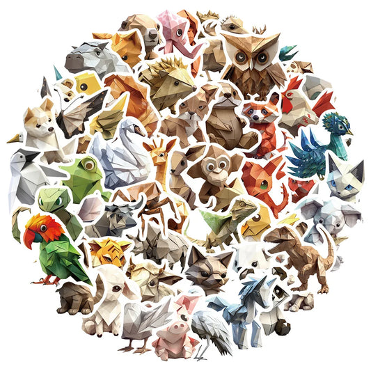 Cartoon Animal Stickers Decal for Laptop Motorcycle Luggage Snowboard Fridge Car