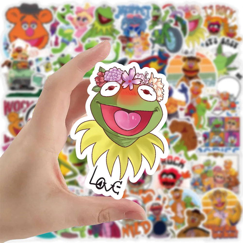 10/30/50PCS The Muppet Show and Muppet Babies and Kermit the Frog Sticker Packs