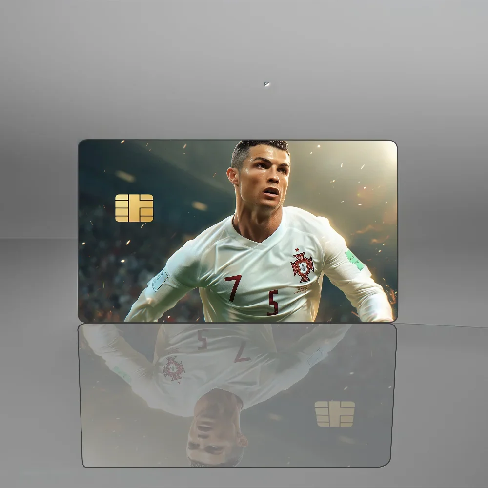 CR7 Ronaldo Anime Bear Card Sticker Case