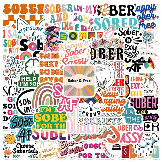 50PCS Aesthetic Cartoon Girl Stickers for Planner, Laptop, Phone, Guitar, Diary