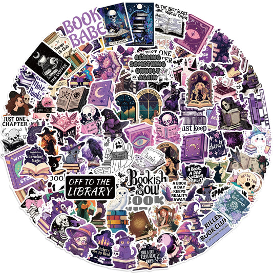 Witch Cartoon Stickers Pack for Laptop, Phone, Guitar, Car, Bike, DIY Decals