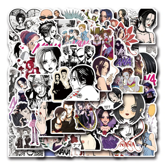 NANA Anime Stickers Waterproof Decals for Laptop, Luggage, Skateboard, Phone, Fridge - 10/30/50pcs